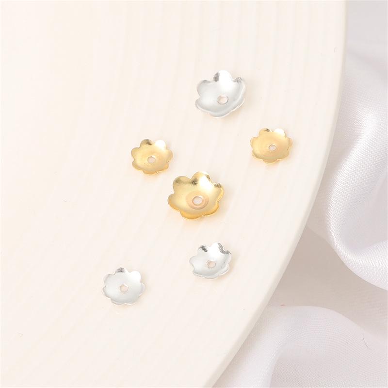 

14K Gold-Filled Copper-Plated Flower Bead Cap Spacer for Jewelry Making