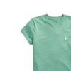 Polo Ralph Lauren Ss22 Solid Color Logo Embroidered Crew Neck Short Sleeve T-Shirt Women Tops Green WMPOKNINCU20519-300