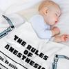 The Rules of Anesthesia Throw Blanket Baby Luxury Designer Camping funny gift Blankets