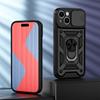 KEYSION Shockproof Case for iPhone 15 Pro Max 15 Ultra Slide Camera Lens Protection Ring Phone Cover for iPhone 14 13 12 11 Pro