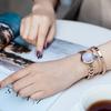 CITIZEN Flower Language Feng Yin Collection Light Powered Quartz Movement Stainless Steel Strap EM0533-82Y