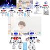 Interactive Musical Dancing Robot Drum Toy For Kids With Colorful Lights And Sounds