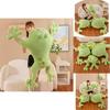 Adorable Plush Frog Stuffed Toy For Kids Green Cuddle Buddy Perfect For Sleepovers