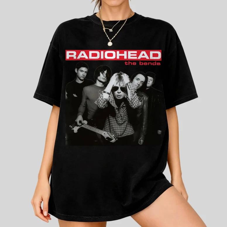 

Radiohead Shirt, Band graphic tees, 90s band tees 4XL
