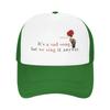 Hadestown flower Mesh Caps Outfits for Unisex Women Adjustable Snapback MeshBack Summer Breathable Caps