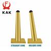 KAK 4pcs Gold Furniture Legs Black Cold Rolled Steel Table Feet Sofa Bed Leg Replacement 800KG Heavy Duty Furniture Hardware