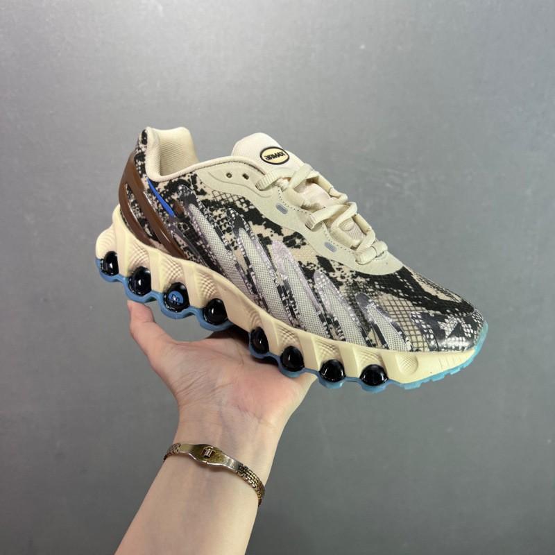 Men Women Running Shoes Lightweight Breathable Flyknit Upper Full Length Air Cushion Comfort Walking Sneakers