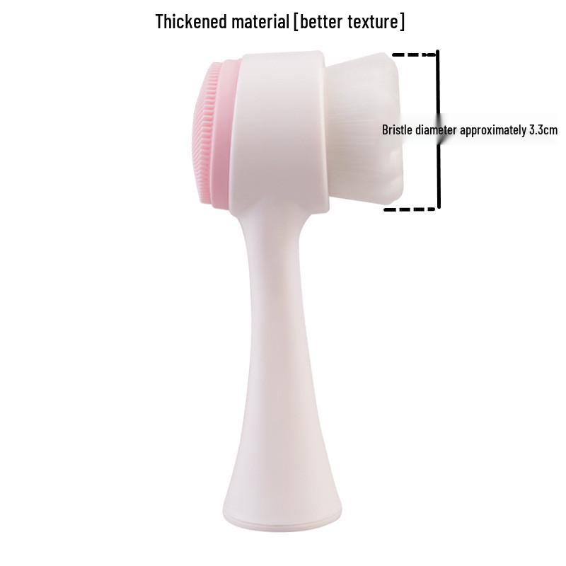 Silikon Gesichtsreinigungs- & Massagebürste - Weiche Borsten, Doppelseitig für Tiefenreinigung