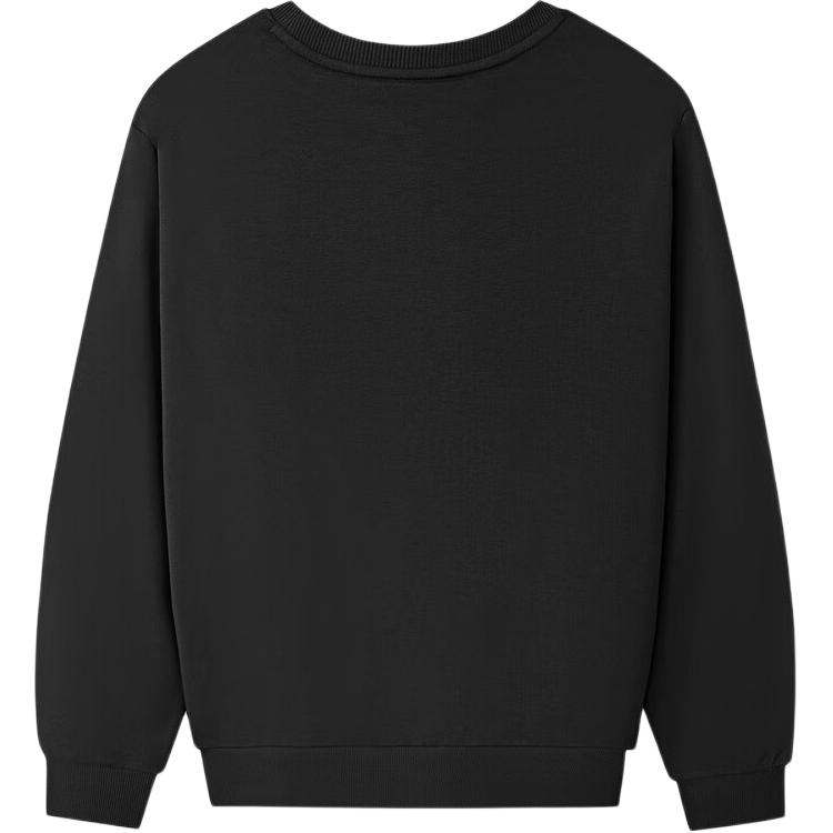 Skechers All Day Comfort Est. 1992 Pullover Sports Casual Crewneck Sweatshirt Unisex sweatshirt Black L325U080-0018