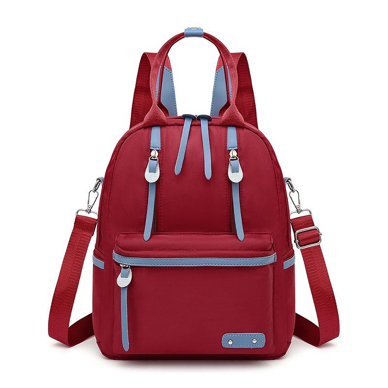 Маленький рюкзак для модного путешествия, Двуплечевая сумка, Легкий и универсальный школьный рюкзак красный