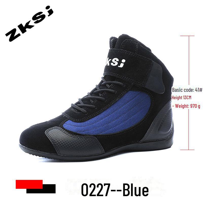 Men's Breathable Anti-Collision Motorcycle Riding Boots