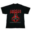 T-shirt Coton Noir AA352 Unisexe Vintage Groupe Deicide Bible Basher S-5XL
