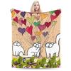 Simons Katze Decken Qualität Warm Weich Bettwäsche Überwürfe Winter Kinder Couch Sessel Sofa Bett Flauschige Tagesdecke