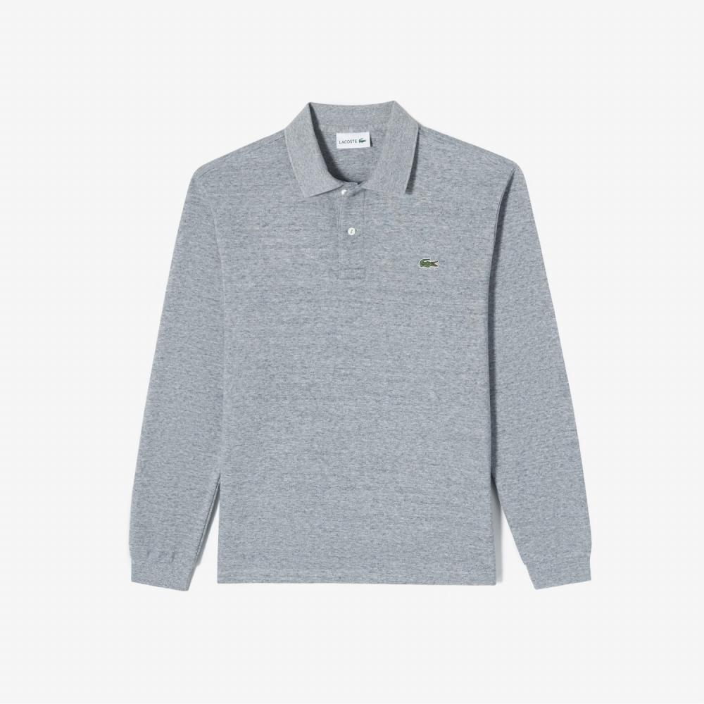 

LACOSTE Мужская классическая базовая куртка из пике с длинным рукавом L132E 53N UWC