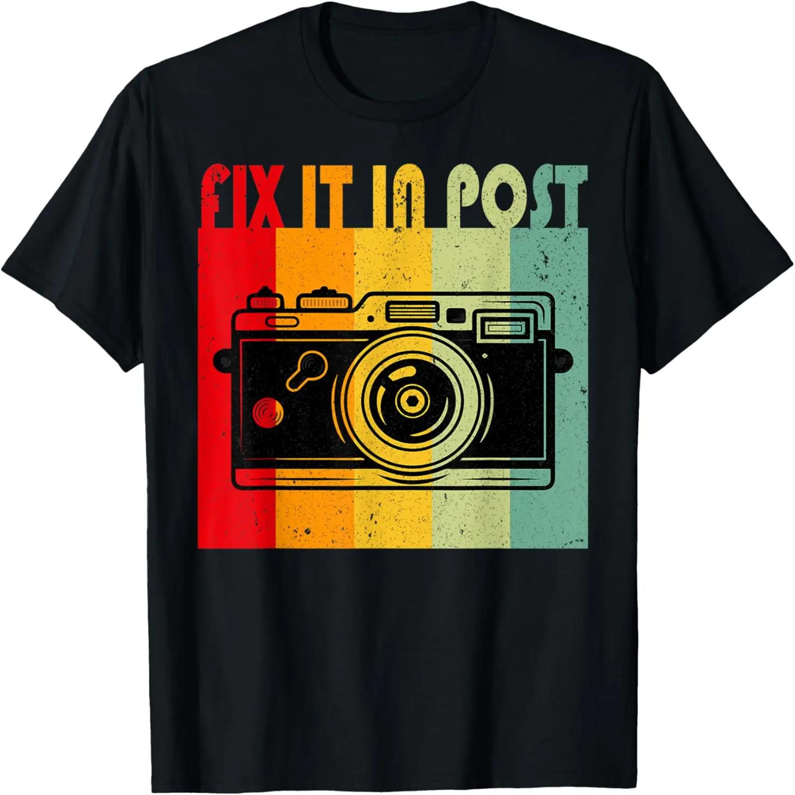 Funny Photograph With Camera For Photography Fans T-Shirt S