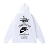 Mens Oversized Hooded Sweatshirt With Bold Letter Print Cotton Blend Loose Fit Daily Wear