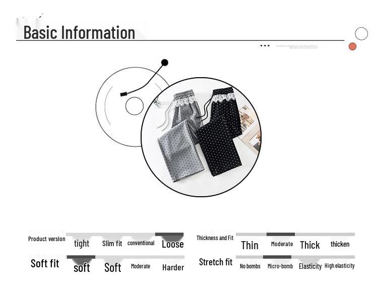 Women's High-Waist Polka Dot Lace Patchwork Wide-Leg Pants - Spring 2025 Collection