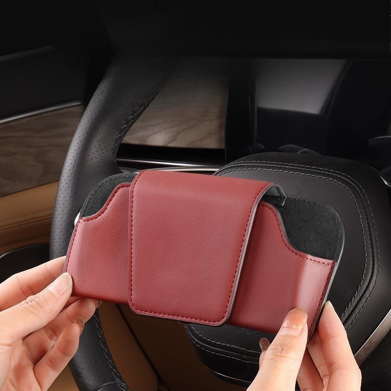 Auto Eyeglasses Storage Box Garage Hand Tools Car Sun Visor Glasses Holder Premium Sunglasses Case Clip Organizer