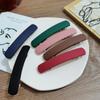 Frosted Back of The Head Hair Clips Headdress Female Lady Simple Large Hair Clip Spring Clip Hair Styling Hairpin Korean Fashion