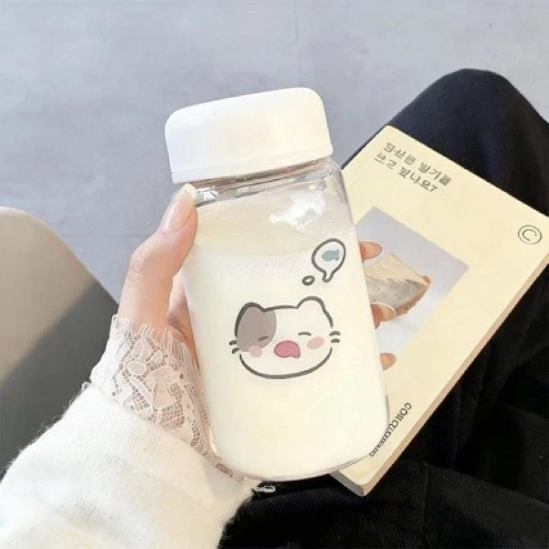 Stylish High-Temperature Resistant Transparent Plastic Cup for Water, Milk & Coffee