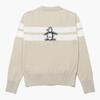MunSingwear Women S V Neck Color Block Cardigan Beige mr122lSw15