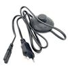 303 Button 317 Foot Switch Dual-Pin Power Cord for Plant Desk Lamp (US, EU, AU Standards)