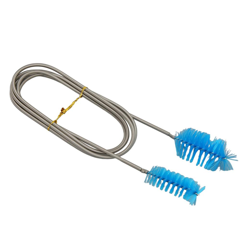 Aquarium Filter Hose Brush Bendable Flexible Double Ended Pipe Cleaner Brush for Fish Tanks Pumps Pipes Blue