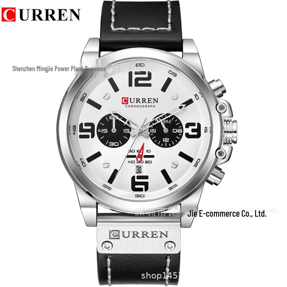 CURREN 8314 Men's Multifunctional Waterproof Chronograph Quartz Watch