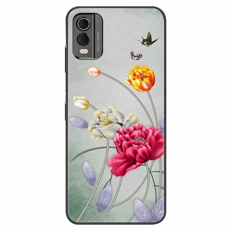 For Nokia C32 Case Shockproof Soft silicone TPU Back Cover For Nokia C32 C 32 Phone Cases NokiaC32 Cute Cartoon Fundas Shells