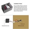LED RGB Wall Sconce Remote Control Dimmable Color Changing Indoor Light Up Down Wall Mount Lamp For Home Porch Decor Fixture