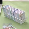 Portable Compartment Storage Box Plastic Sticky Note Sorting Box  Charging Line