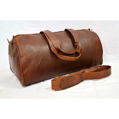 Große Reisetasche aus echtem Leder für Herren im Vintage-Stil, für Reisen, Fitnessstudio, Wochenende und Übernachtung