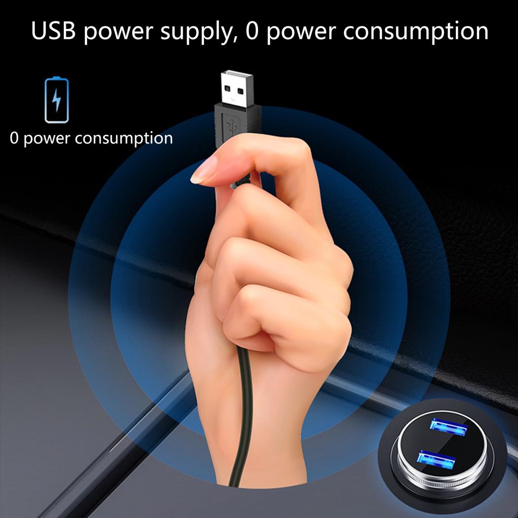 Car HUD Headup Display KM GPS Digital Speedometer with 2.8Inch LED Screen for Car Truck SUV (USB Powered)