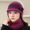 Autumn and Winter Velvet Thick Warm Hat Female Duck Tongue Ear Protection Faux Rabbit Fur Hat