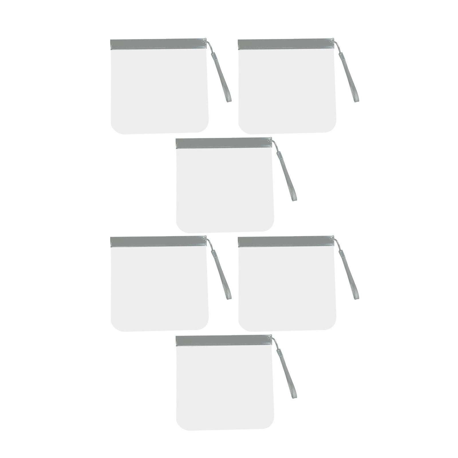 

Набор из 6 водонепроницаемых пакетов для хранения из ЭВА, прозрачные пакеты из ЭВА для дорожных аксессуаров, водонепроницаемые и компактные органайзеры