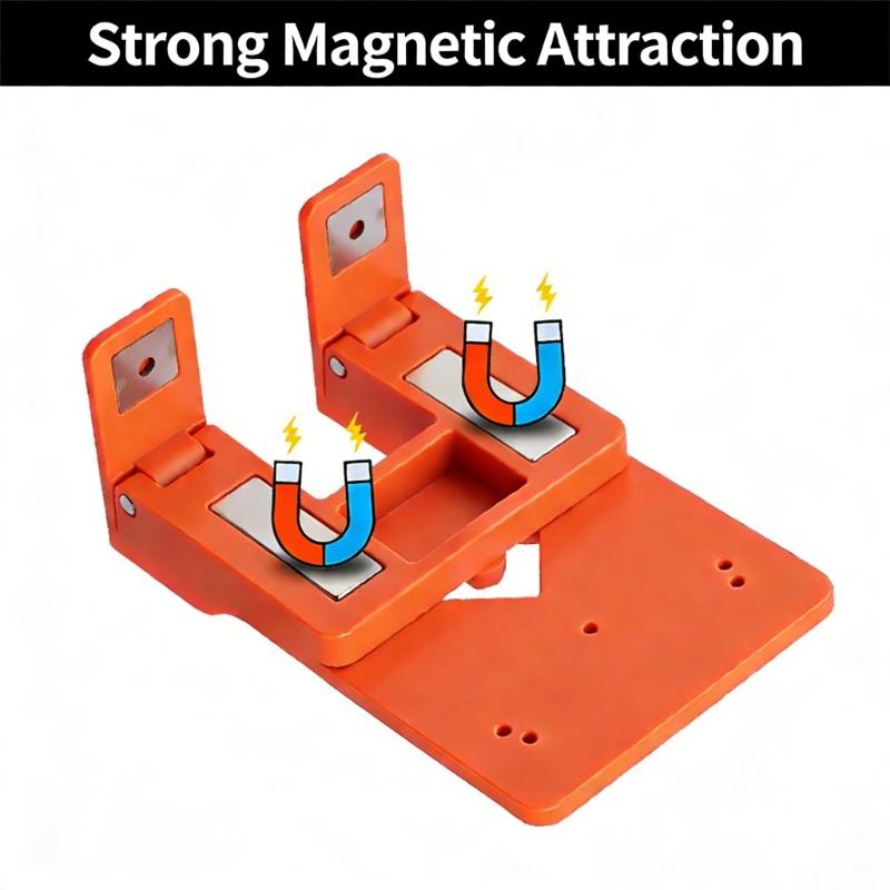 Magnetic Hinge Positioning Plate Cabinet Hinge Quick Installation Spacer Seam Retention Fixing Plate Easy To Install