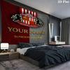 Sunderland A.F Custom Name Wall Tapestry Aesthetic Wall Hanging Printed Fabric Blanket Decorative Tapestries for Bedroom Living Room Home Decor