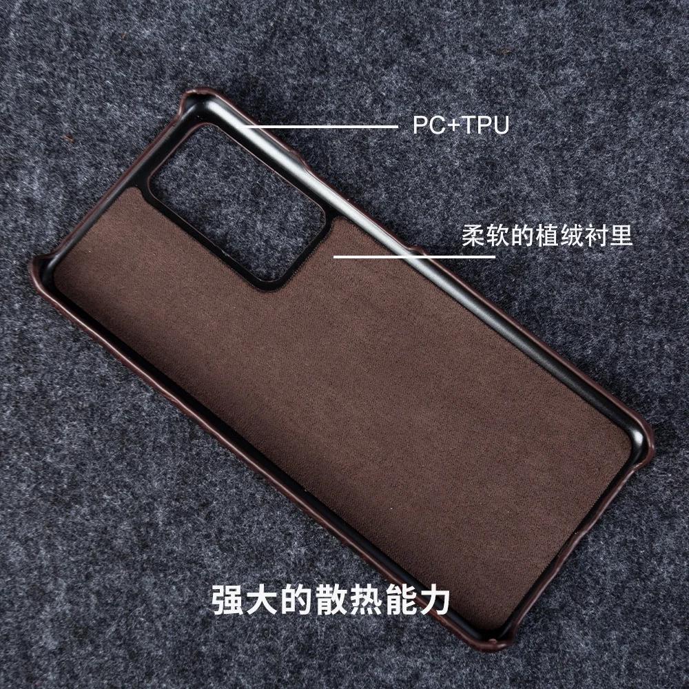 Crocodile Pattern Genuine Leather Case for Xiaomi 14 Ultra 13 Pro 12S 12T Mi 11 Lite Redmi Note 12 Pro Plus K50 K40 Hard Cover