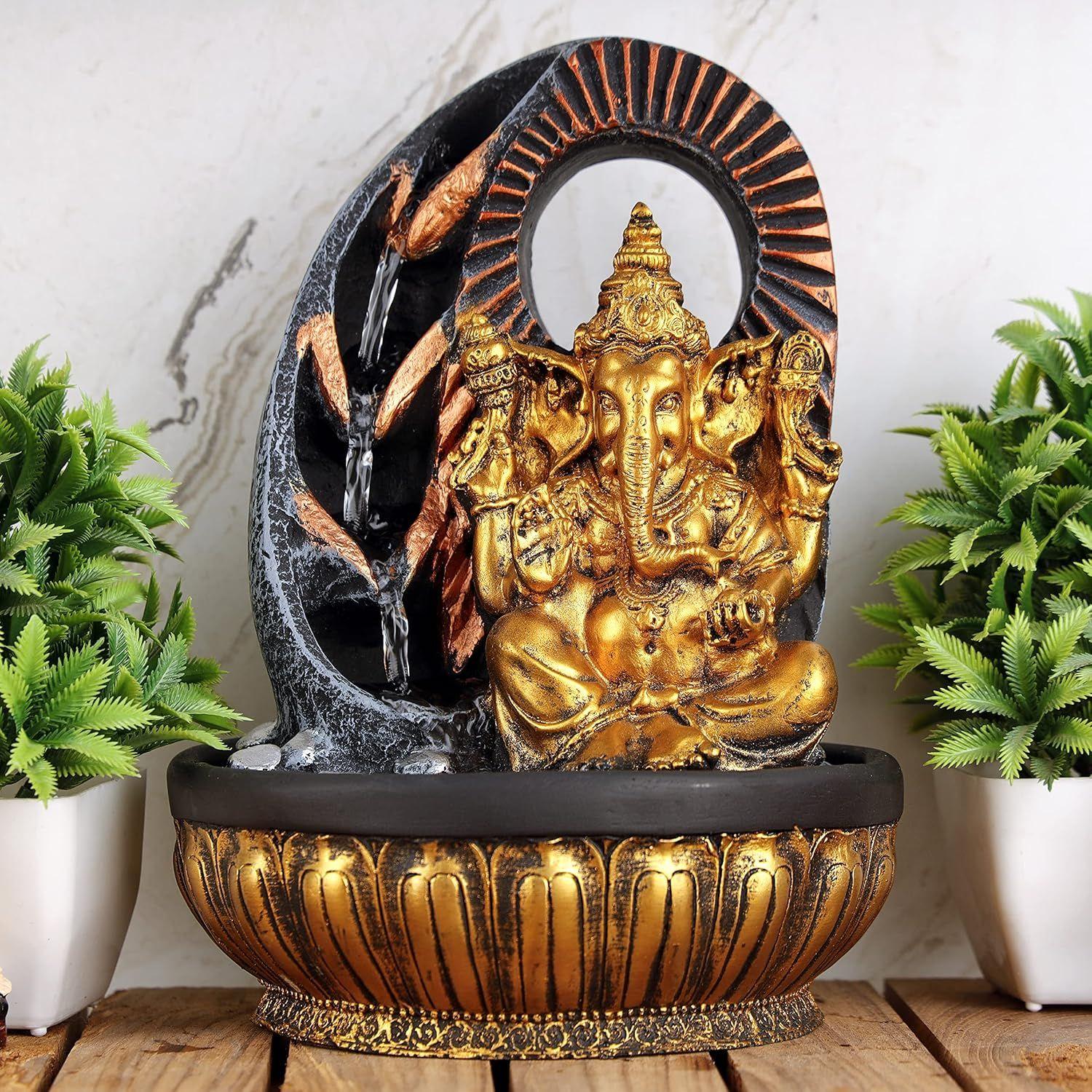 

Столешница из полирезины, комнатный/уличный водопадный фонтан со светодиодной подсветкой, домашний декор, украшение, подарочные товары