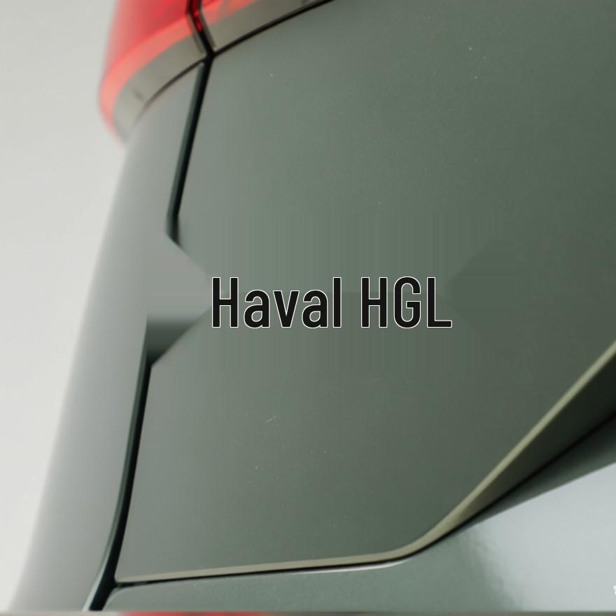 Fits 26 Haval H6L models: Blackened Personalized Tail Emblem, Non-Destructive Metal Installation.