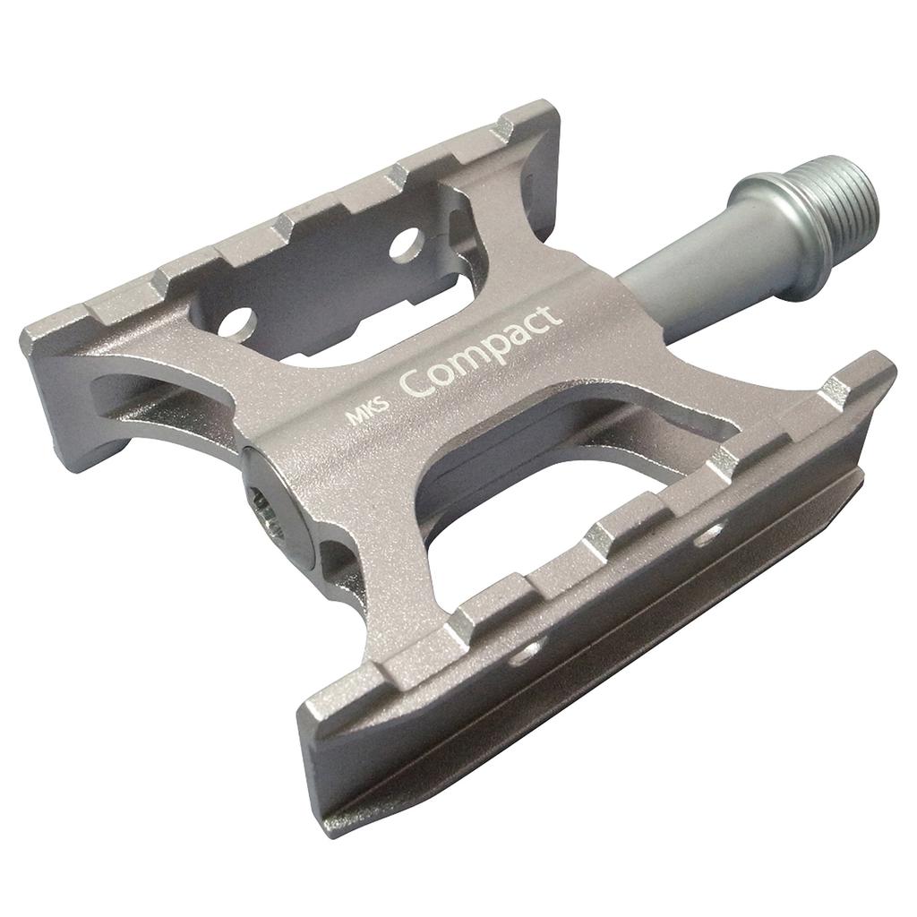 MKS Compact Bicycle Silver (Mikashima Manufacturing) Pedals,