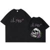 Rapper Lil Peep Cry Baby Skelett T-Shirt Herren Damen Kleidung Mode Vintage Hip Hop Oversized T-Shirts Gothic Harajuku T-Shirt