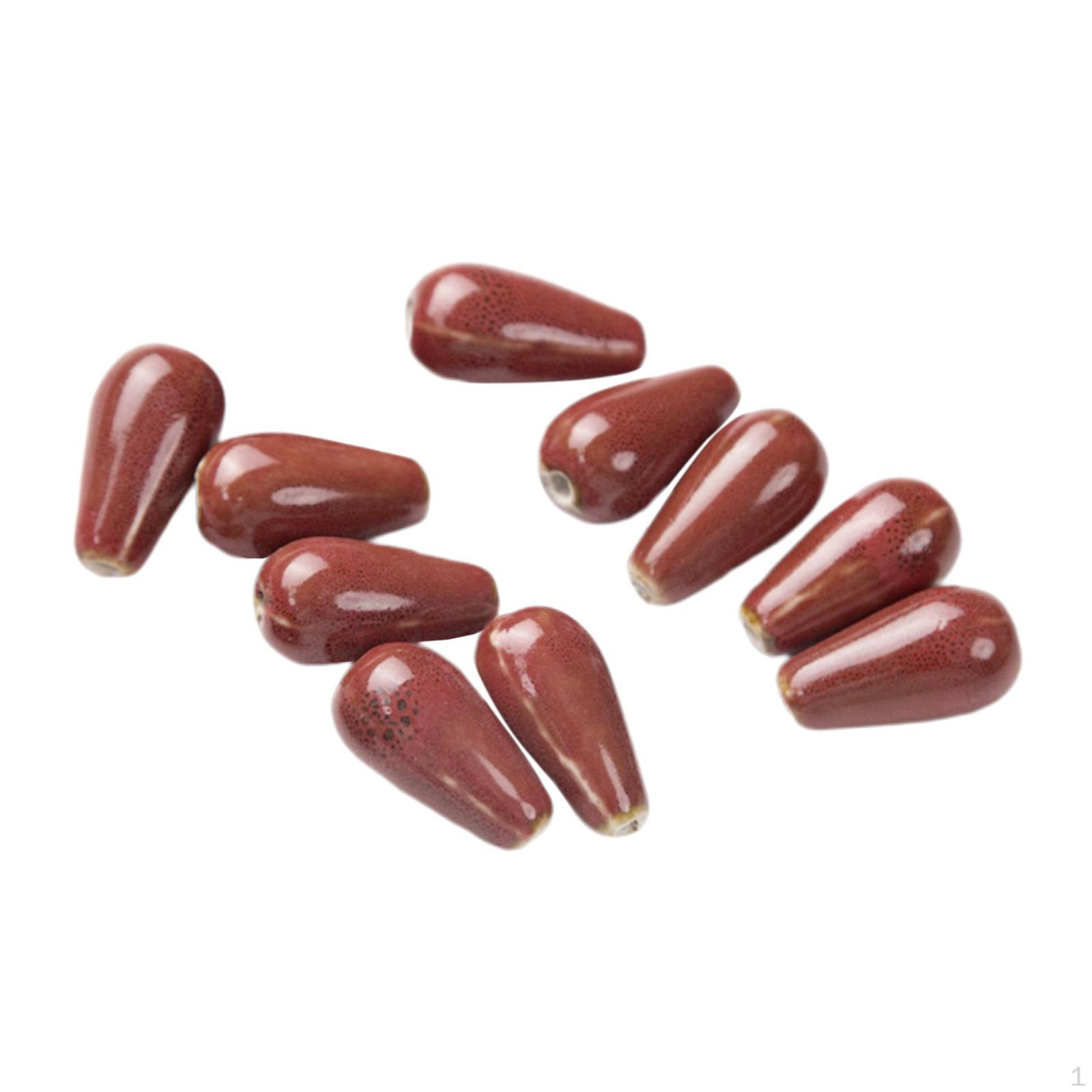 

Керамические бусины в виде капель воды, ювелирные изделия, ожерелье, изготовление ремесел, женский декор, украшение, аксессуар