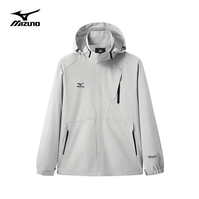 Mizuno Unisex Windproof Waterproof Hooded Outdoor Jacket