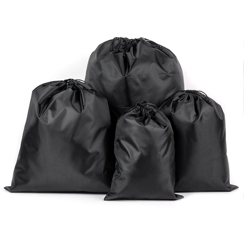 4Pcs LargE Capacity Waterproof Dustproof Storage Bag Drawstring Pouch Bag for Traveling