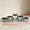 Minimalist Metal Heart Shaped Candle Holder Wrought Iron Candle Holder Ornament  Candlelight Dinner