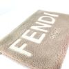 Fendi 8N0178 Lammfell Logo bore Tasche Beutel mit Riemen Clutch Bag