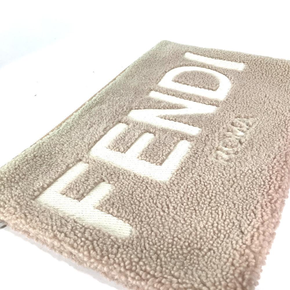 Fendi 8N0178 Lammfell Logo bore Tasche Beutel mit Riemen Clutch Bag