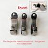S537 Pleated Wrinkled Presser Foot Right Guide Multifunctional Lockstitch Sewing Machine Feet Industrial Pressing Foot