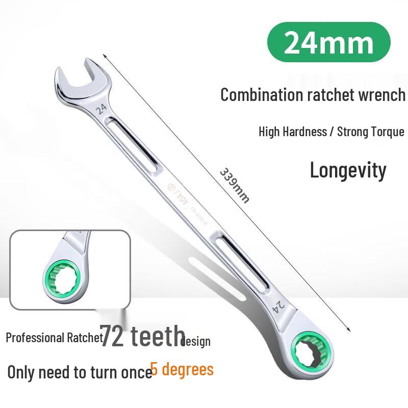 LAOA Dual-Use Ratchet Combination Wrench